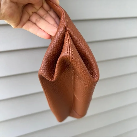 Montana West Vegan Leather Large Tote Satchel Bag Brown - Picture 4 of 14